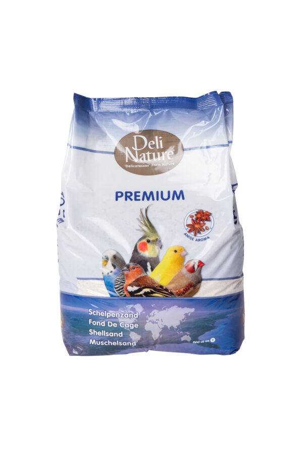 DELI NATURE Schelpenzand premium wit 5kg