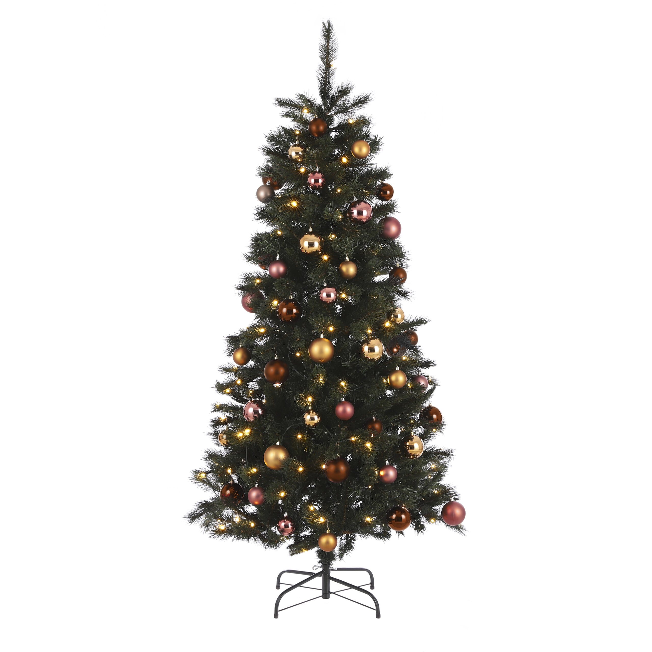 BLACK BOX Kerstboom voss 140l d99h185cm goud