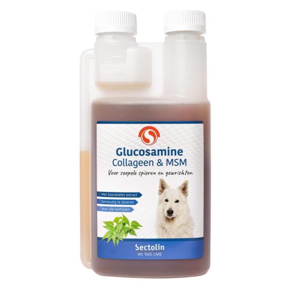 Sectolin Glucosamine, Collageen & MSM Hond 500 ml