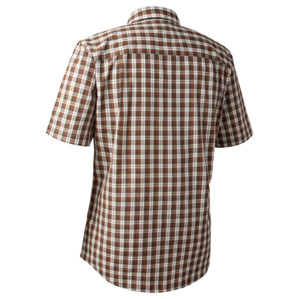 Deerhunter Jeff blouses  S/S 58179 Brown Check maat 45/46 - Image 2