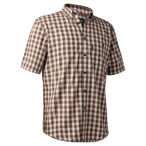 Deerhunter Jeff blouses  S/S 58179 Brown Check maat 45/46