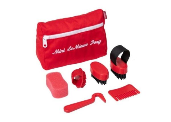 Lemieux Toy Pony Grooming Kit red