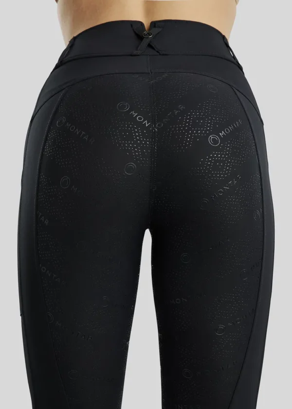 Montar rijlegging MoMichelle with Gun Metal Logo zwart  F/G maat 36 - Afbeelding 5