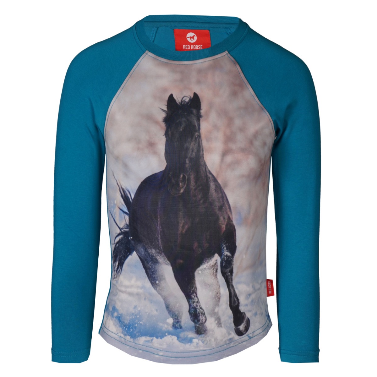 Red Horse t-shirt paard pixel