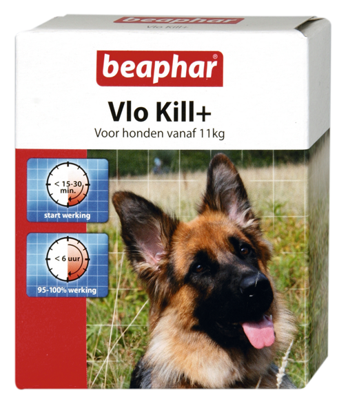 Vlokill+ hond vanaf 11kg 6 tablett