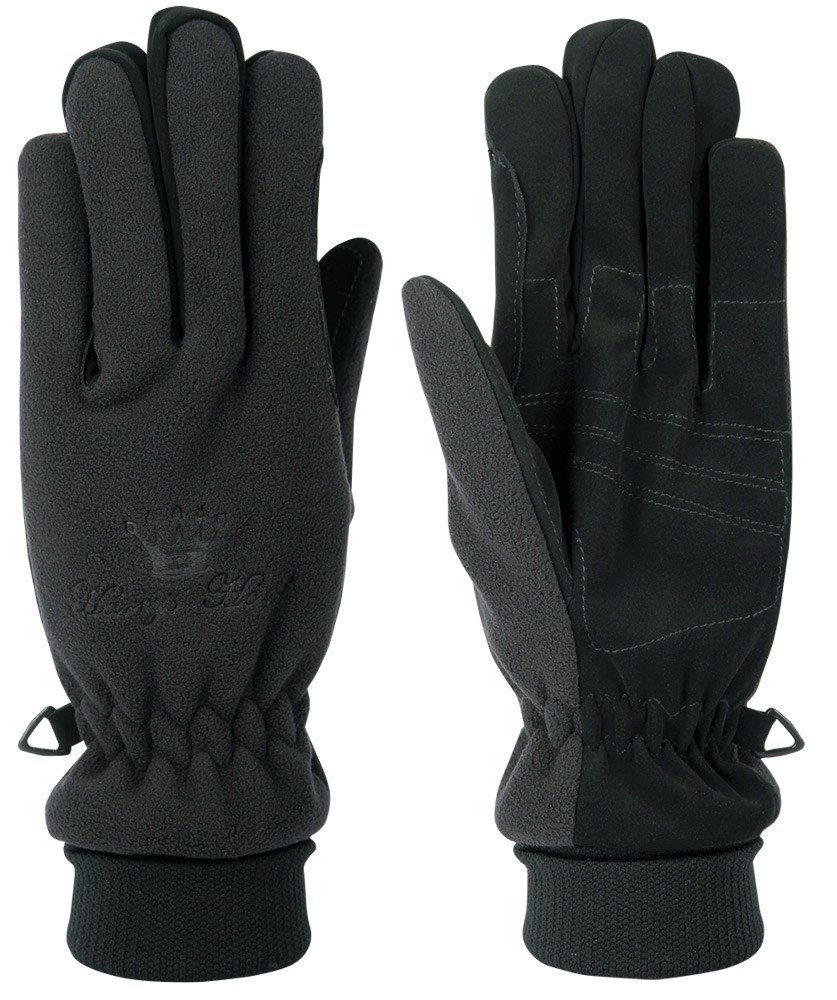 Handschoenen fleece ademend/waterdicht zwart xl