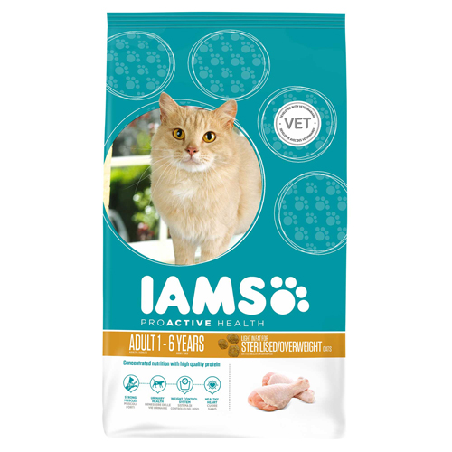 Iams cat ad wght contr chkn 2.55kg