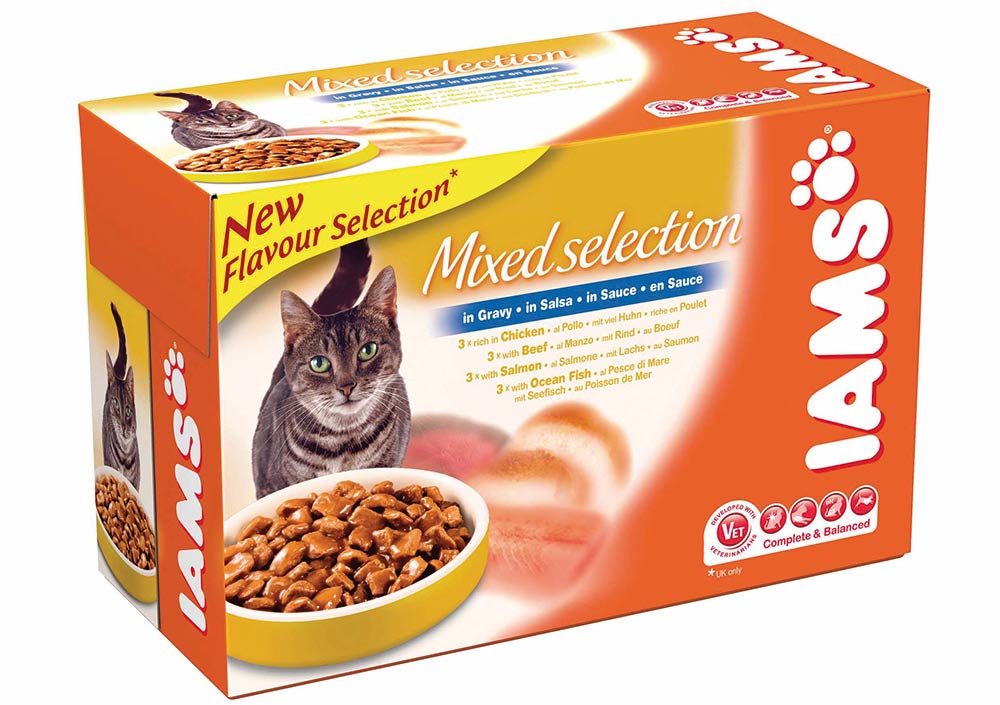 Iams cat mp kp/rnd/zlm/vs 12x100g