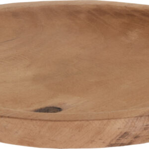 rustieke schaal hout teak d30 cm