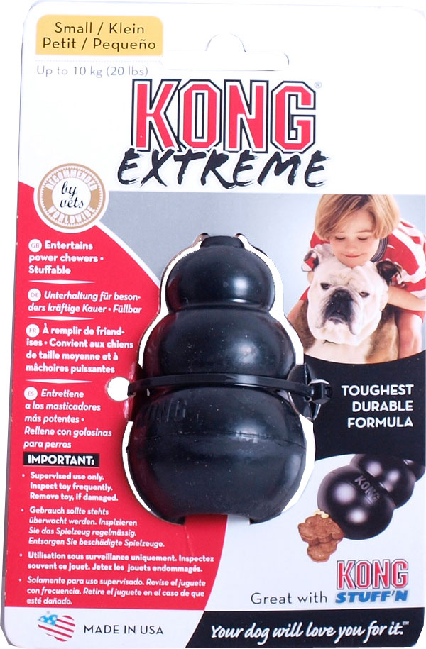 Origineel rubber kong small zwart