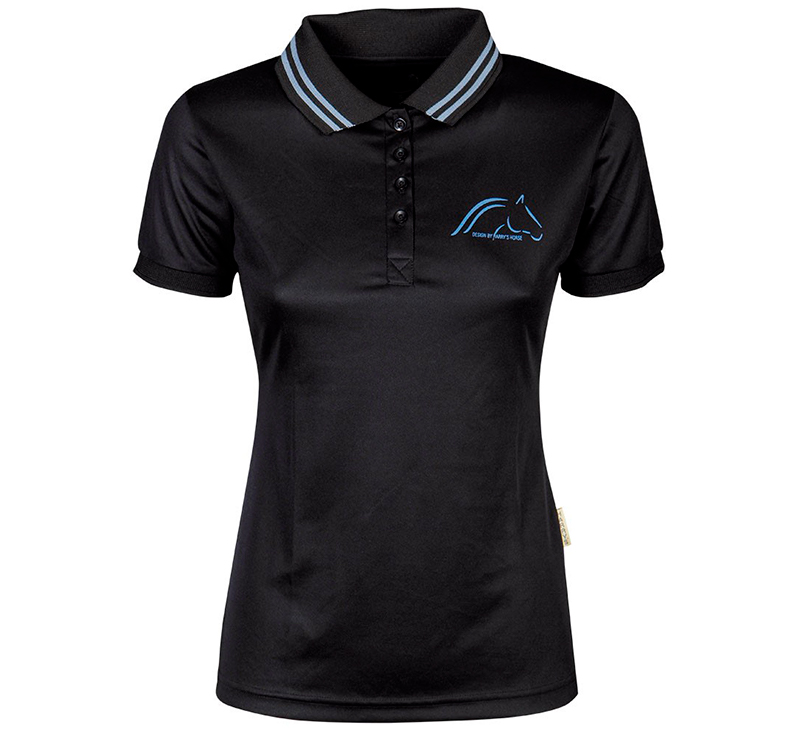 Harry’s horse poloshirt Auburn jet black  xs