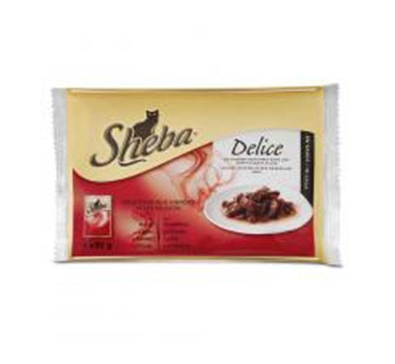 Sheba Mini Filets In Saus Traiteur Sel. 4X85 Gr